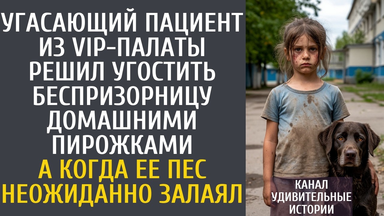 Угасающий пациент из VIP-палаты решил угостить беспризорницу домашними пирожками&hellip; А когда ее пес&hellip;
