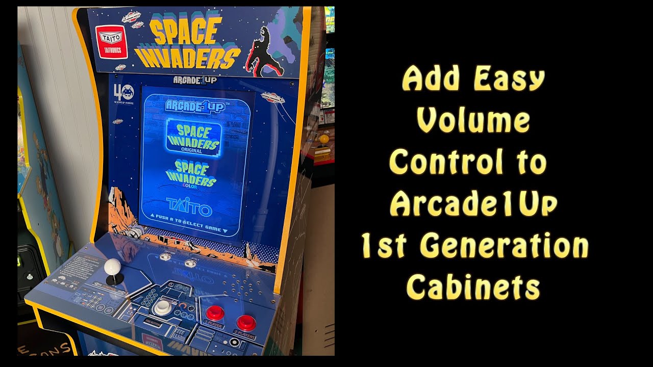 Add Easy Volume Control to Arcade1Up 1st Generation Cabinets