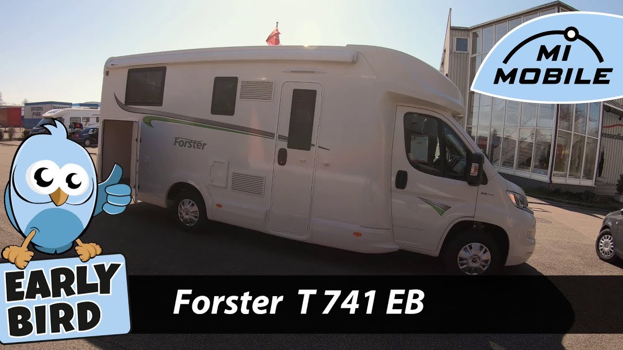 Earlybird - Forster T 741 EB - Einzelbetten plus echtes Raumbad - Hubbett SatTV Aufbauklima = Serie