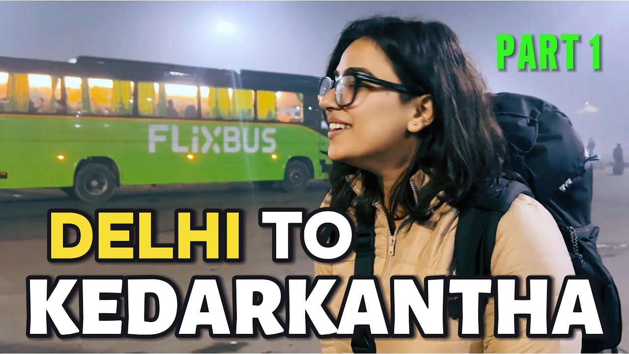 Delhi to Kedarkantha Part 1 #kedarkantha #travel #winter #himalayas #mountains