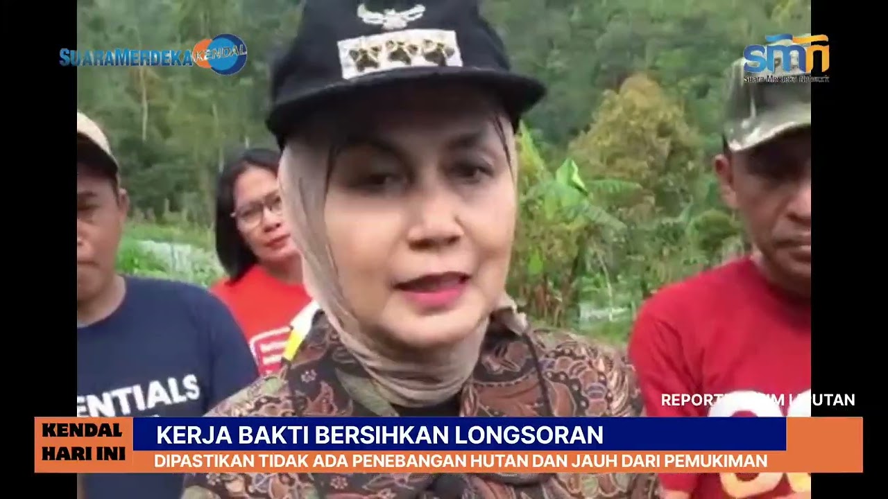 Kerja Bakti Bersihkan Longsoran, Pastikan Tidak Ada Penebangan Hutan dan Jauh dari Pemukiman