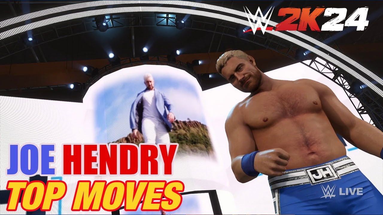 JOE HENDRY TOP MOVES, SIGNATURES, FINISHER | WWE 2K24