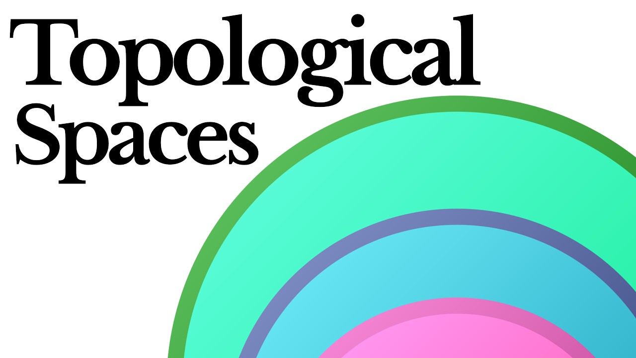 Topological Spaces Visually Explained