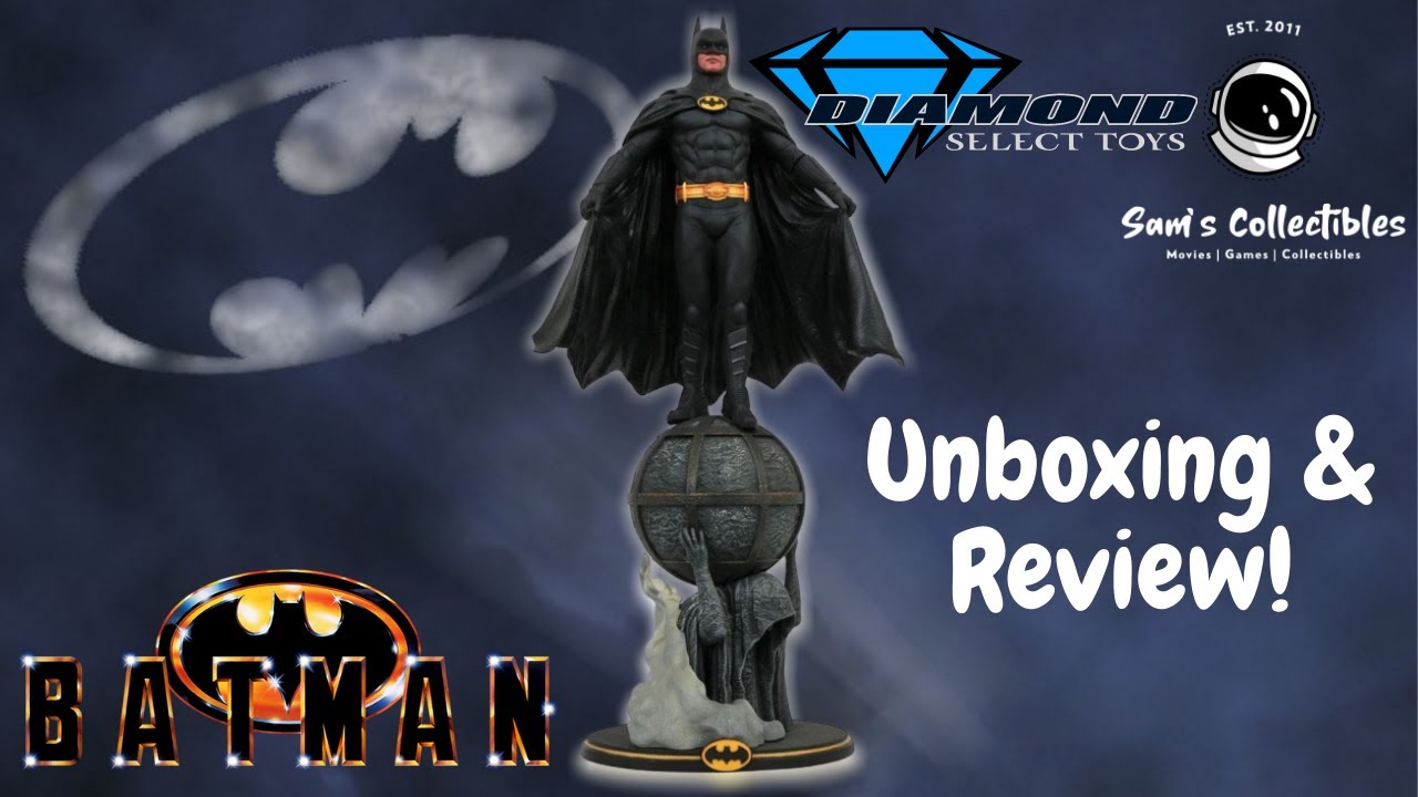 Batman 1989 Statue DC Movie Gallery by Diamond Select | Unboxing & Review