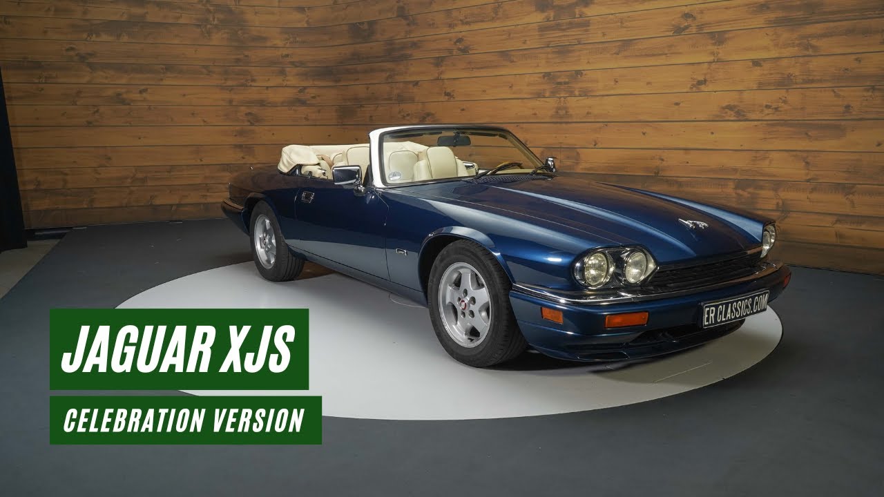 Jaguar XJS Cabriolet Celebration | 6-Cylinder | Sapphire Blue | 1996 -VIDEO- www.ERclassics.com
