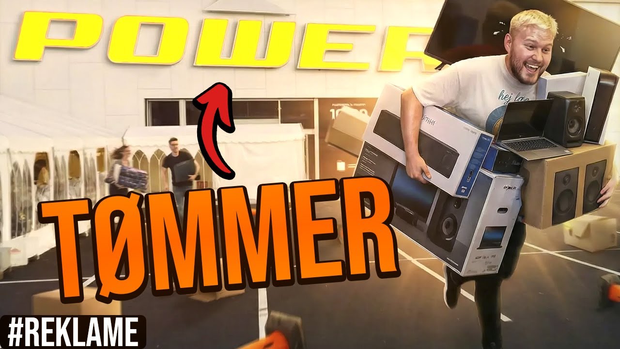 T&Oslash;M En Power Butik P&aring; 2 Minutter!