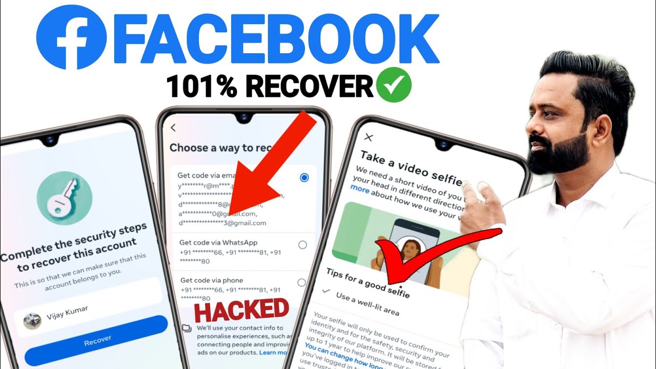 Recover Hacked Facebook Account Without Email Password and Phone Number✅ अपना I'd कैसे recover करे