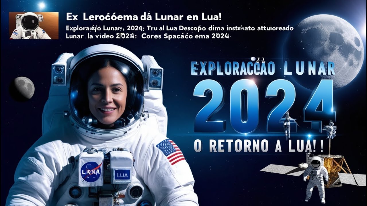 Explora&ccedil;&atilde;o Lunar 2024: O Retorno &agrave; Lua!