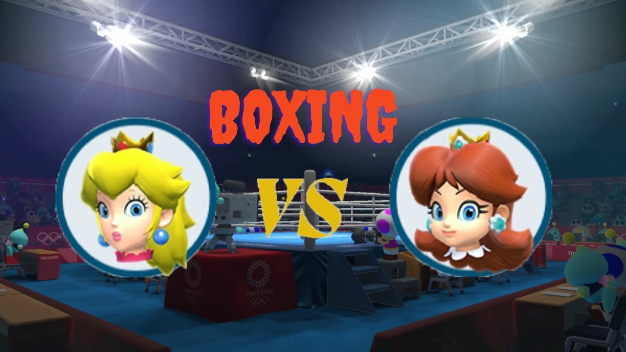 Peach VS Daisy Boxing Very Hard Mario & Sonic At The Olympic Games Tokyo 2020 Gameplay