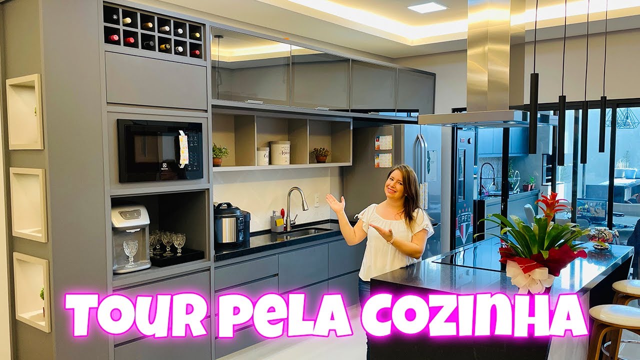 TOUR pela minha COZINHA PLANEJADA | Completo 🥰