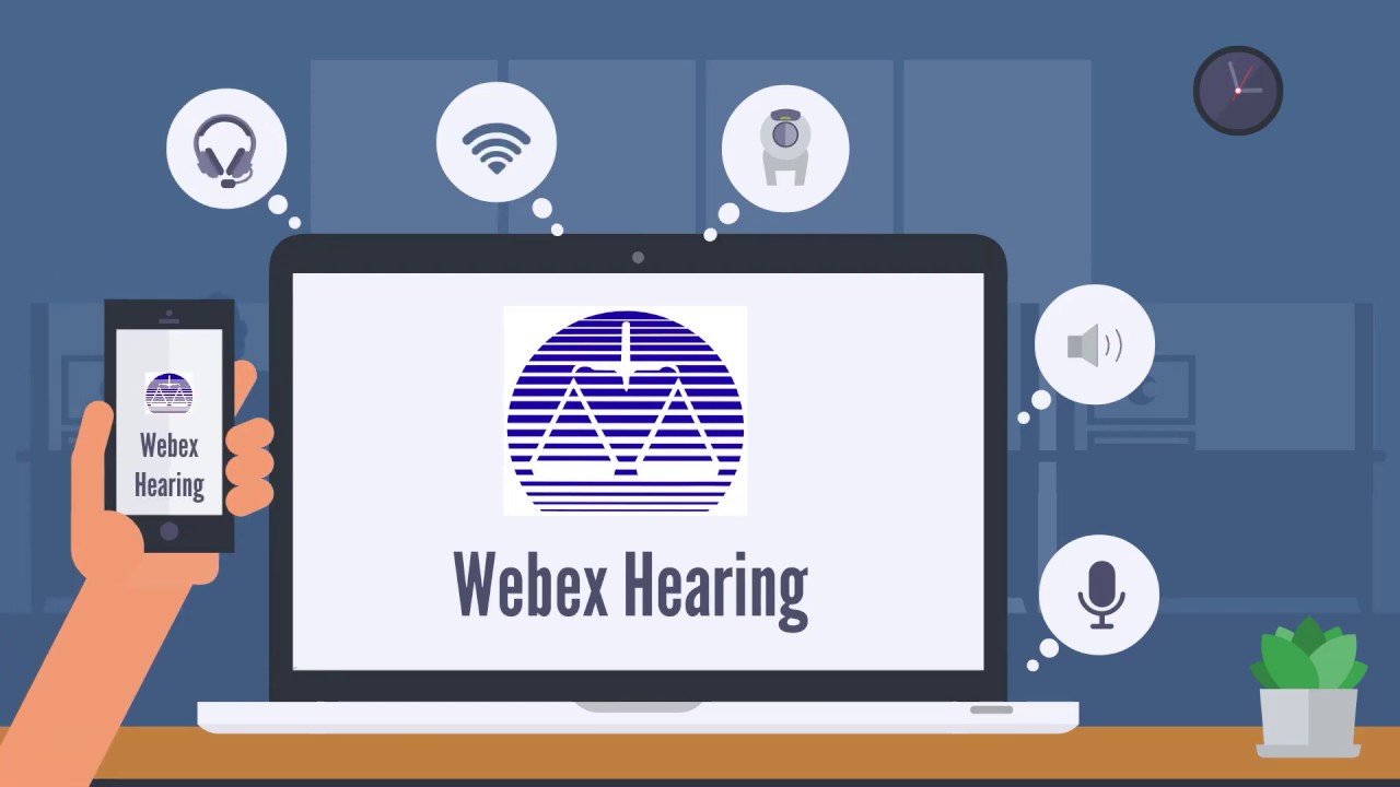Joining and navigating a Webex hearing