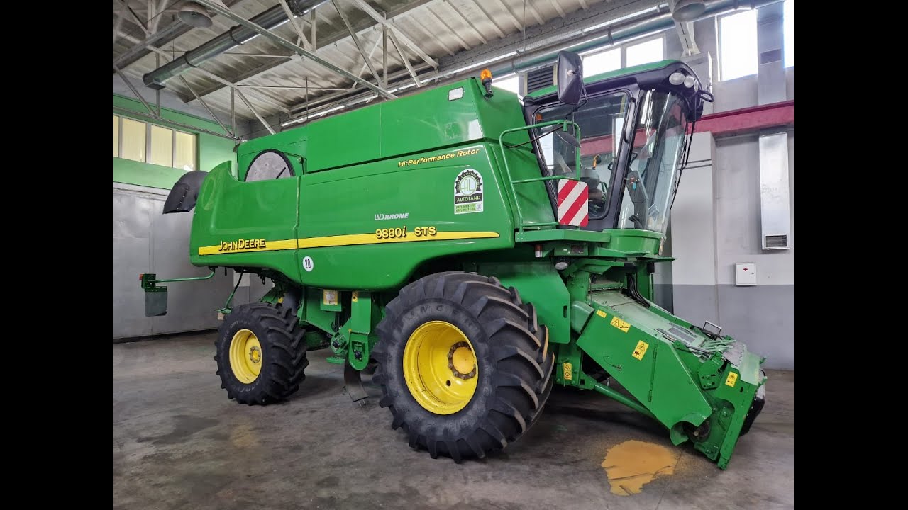 Потужний роторний комбайн для швидкого збирання врожаю. John Deere 9880i STS.