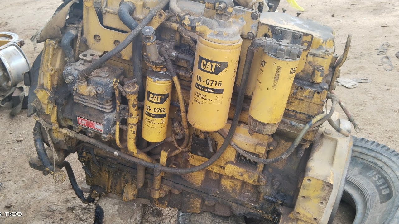 Caterpillar 3306 engine head Valve Change