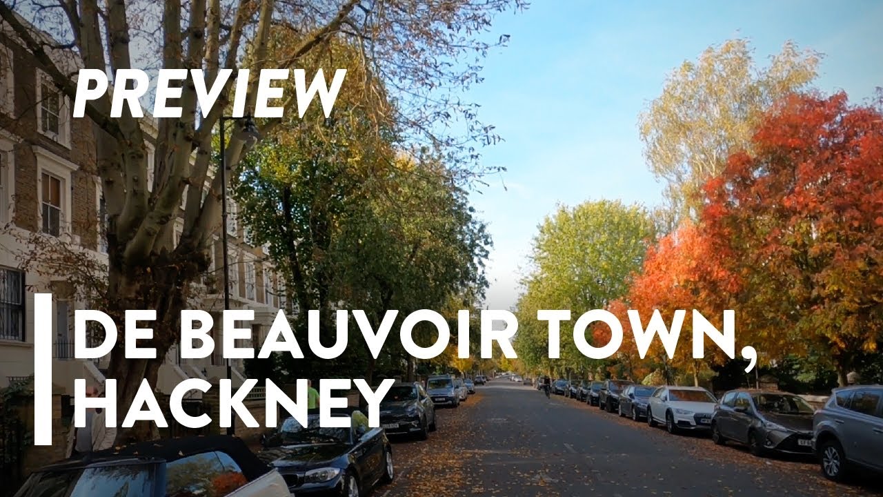 [4K] WALKING: LONDON - De Beauvoir Town in Hackney - PREVIEW