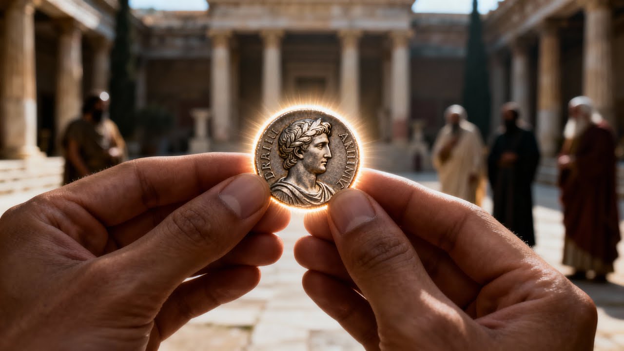 Matthew 22 • Trapped with a Coin… Jesus’ Answer Shocks • Grandpa reading
