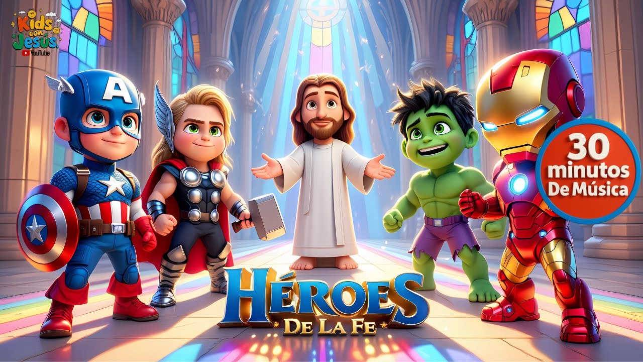 H&eacute;roes de la Fe &ndash; M&uacute;sica Cristiana Infantil Para Bailar y Cantar