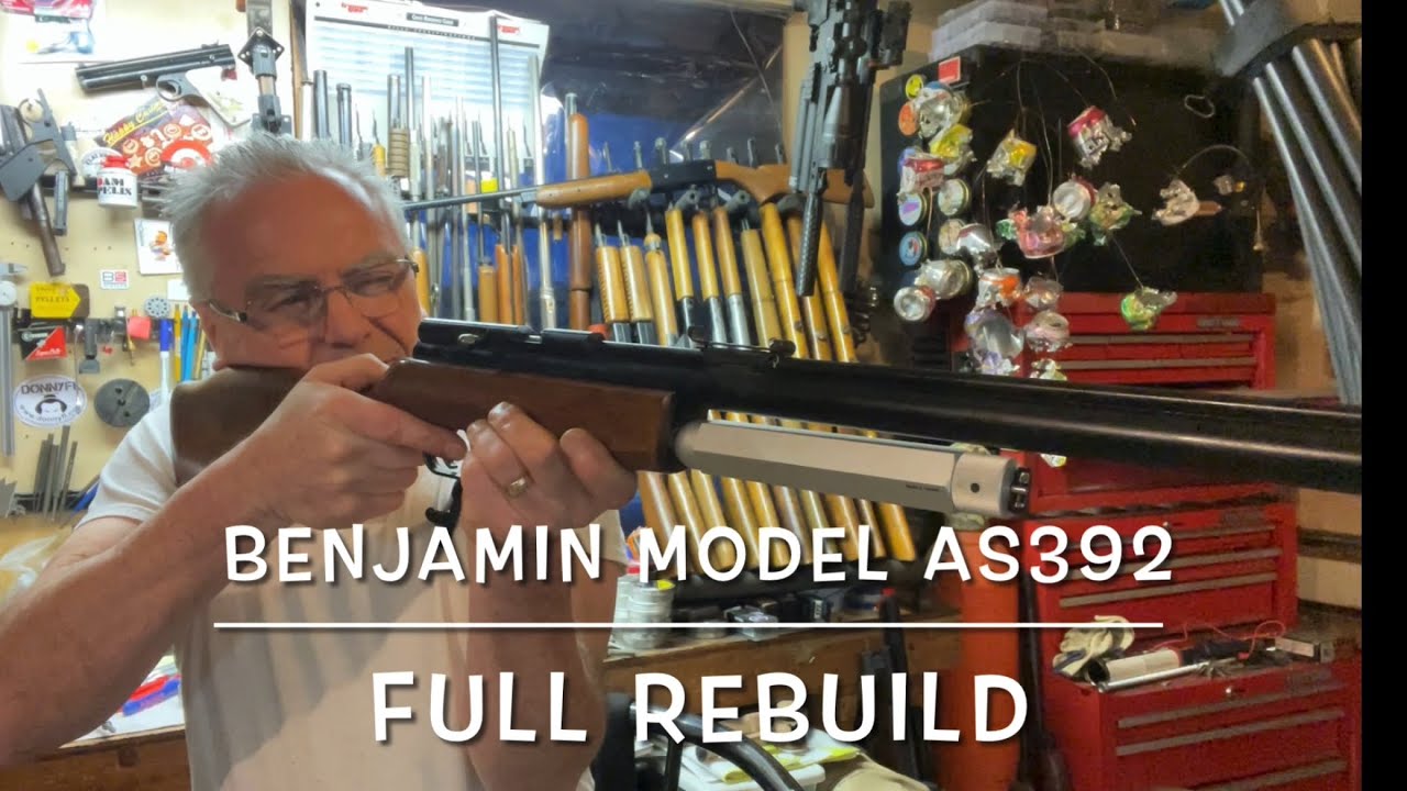 Benjamin model AS392 22 caliber co2 rifle full rebuild