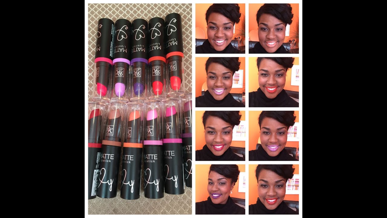 58 * Ruby Kisses Matte Lipstick Swatches