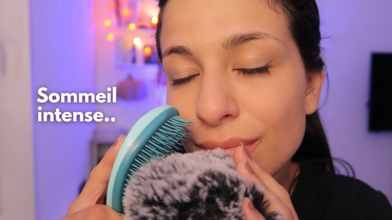 ASMR 🌙 Brossage de cheveux jusqu’à l’endormissement ✨ Sons doux & chuchotements proches