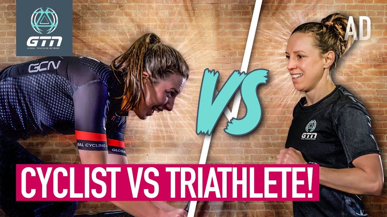 GCN Vs GTN | Can A Cyclist Beat A Triathlete In A Duathlon?