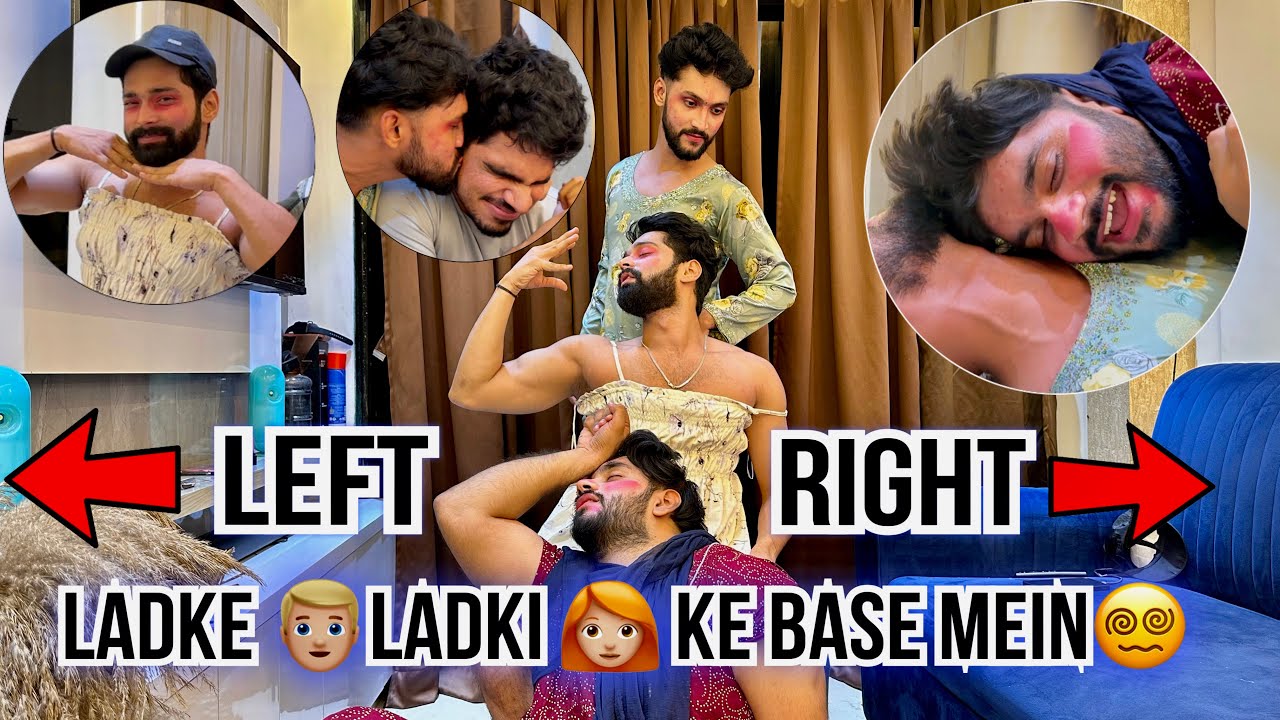 Abresh Or Zeeshan Bane Ladki 🤦🏽‍♂️| Left or Right Part 2 challenge | Fokats | Abresh & Zeeshan