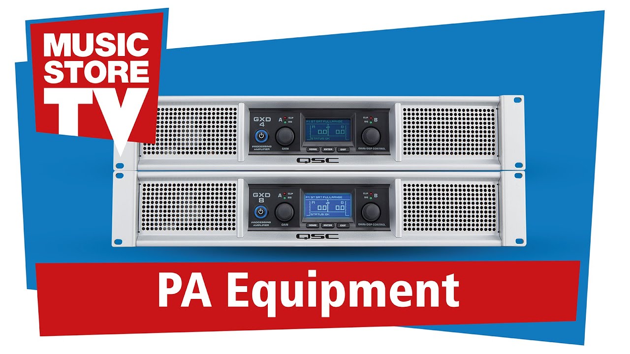 QSC GXD4 und GXD8 Profi Endstufen mit DSP zum fairen Preis