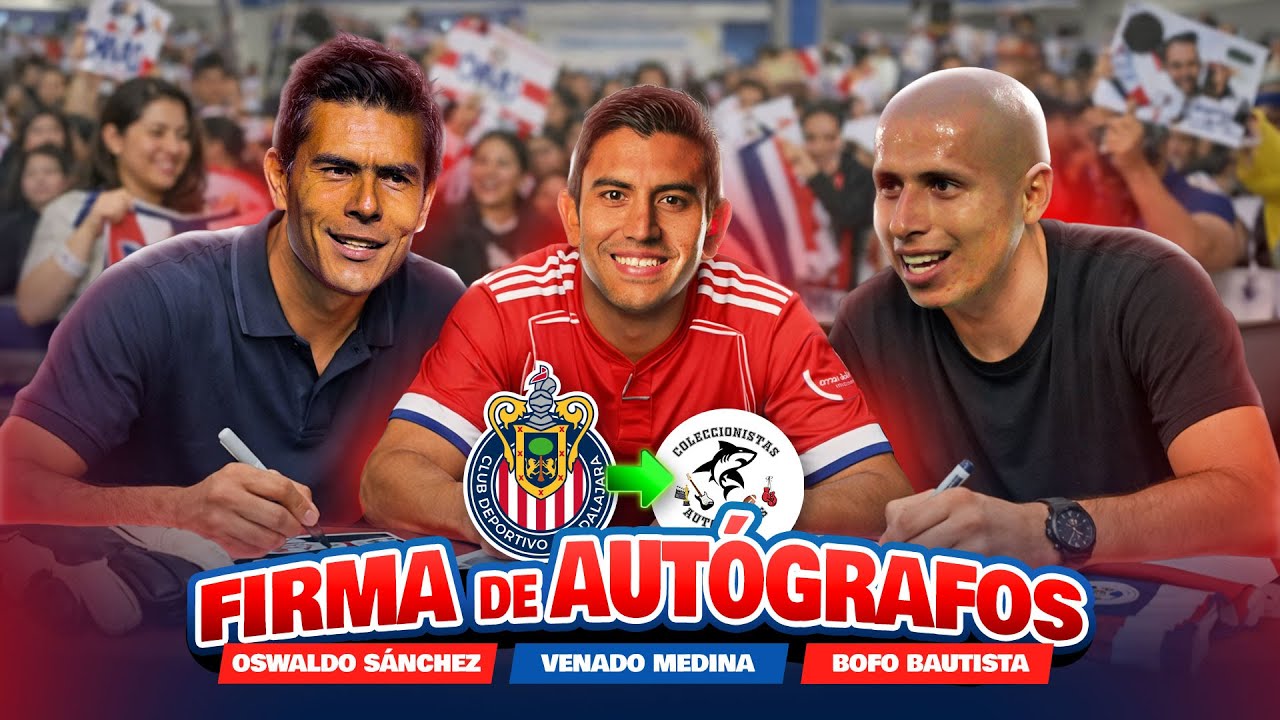Oswaldo Sánchez, Bofo y Venado JUNTOS otra vez | Desataron la LOCURA en esta firma de AUTÓGRAFOS 🐐🔴🔵