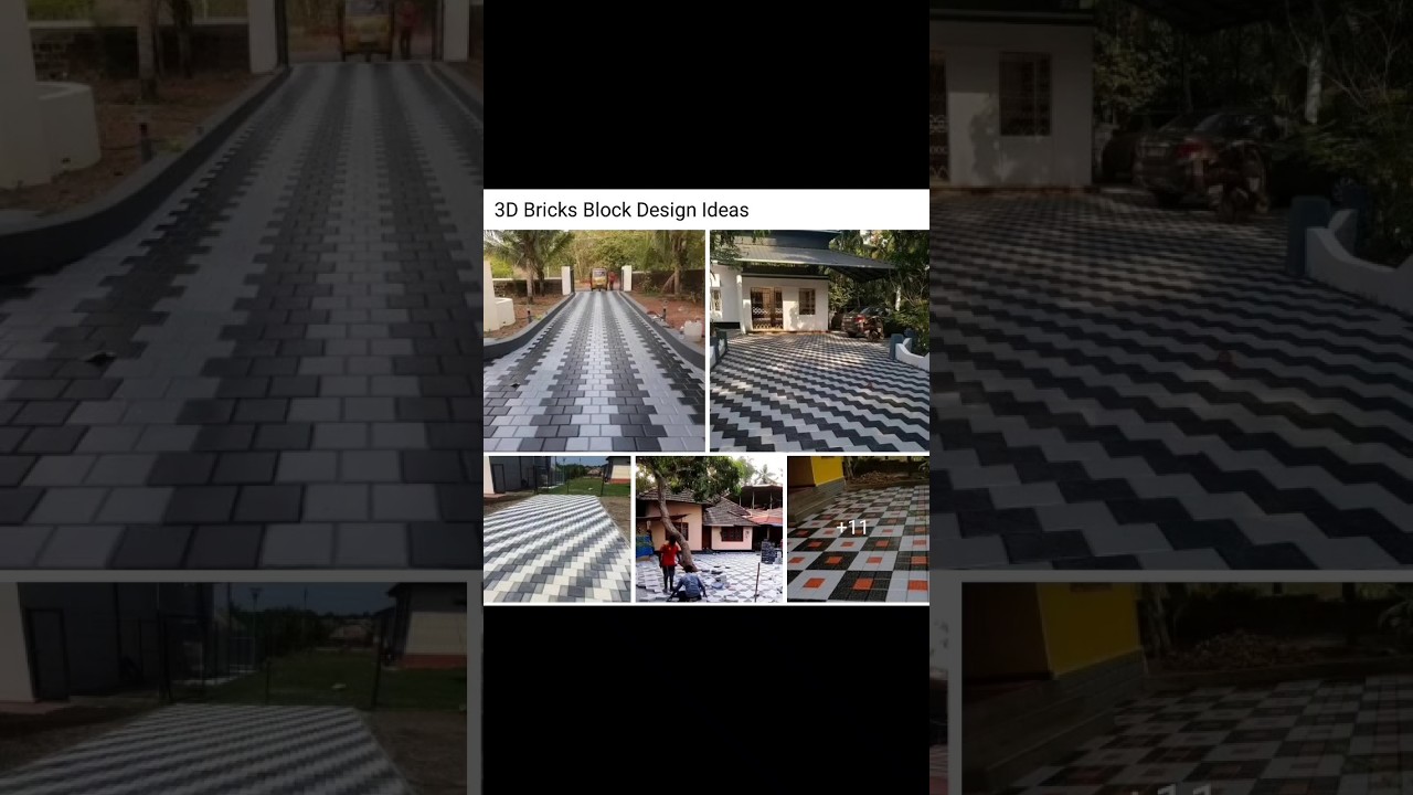 3D Bricks Block Design Ideas #viral #trending #shorts #viralvideo