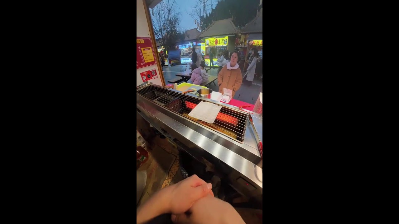 POV Livestream | Vendor Preparing Starch Sheets with Toppings | Real-Time Griddle Workflow