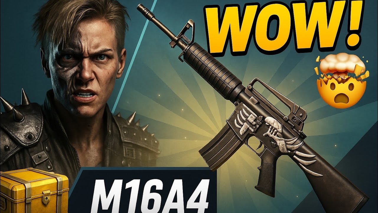 تفتيح صناديق الصندوق المميز (الدم و العظام - M16A4) | Premium create opening