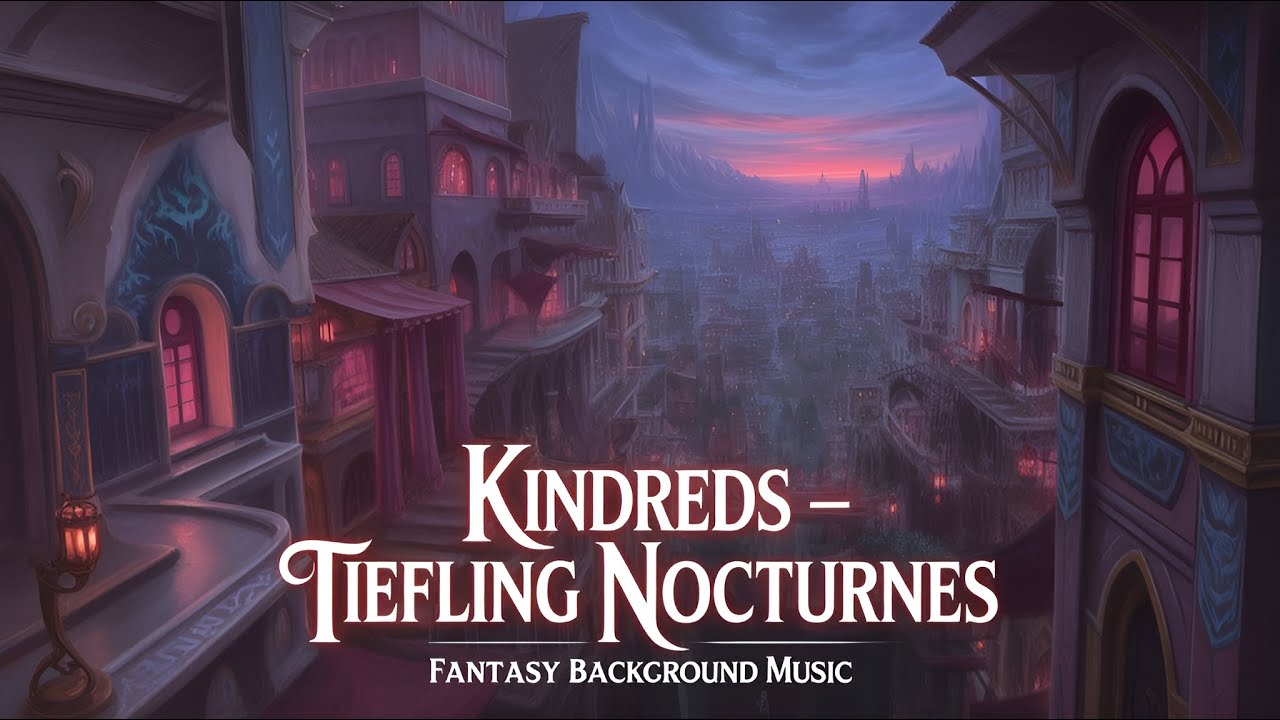 Kindreds – Tiefling Nocturnes | Relaxing D&D Ambience & Fantasy Chill Music