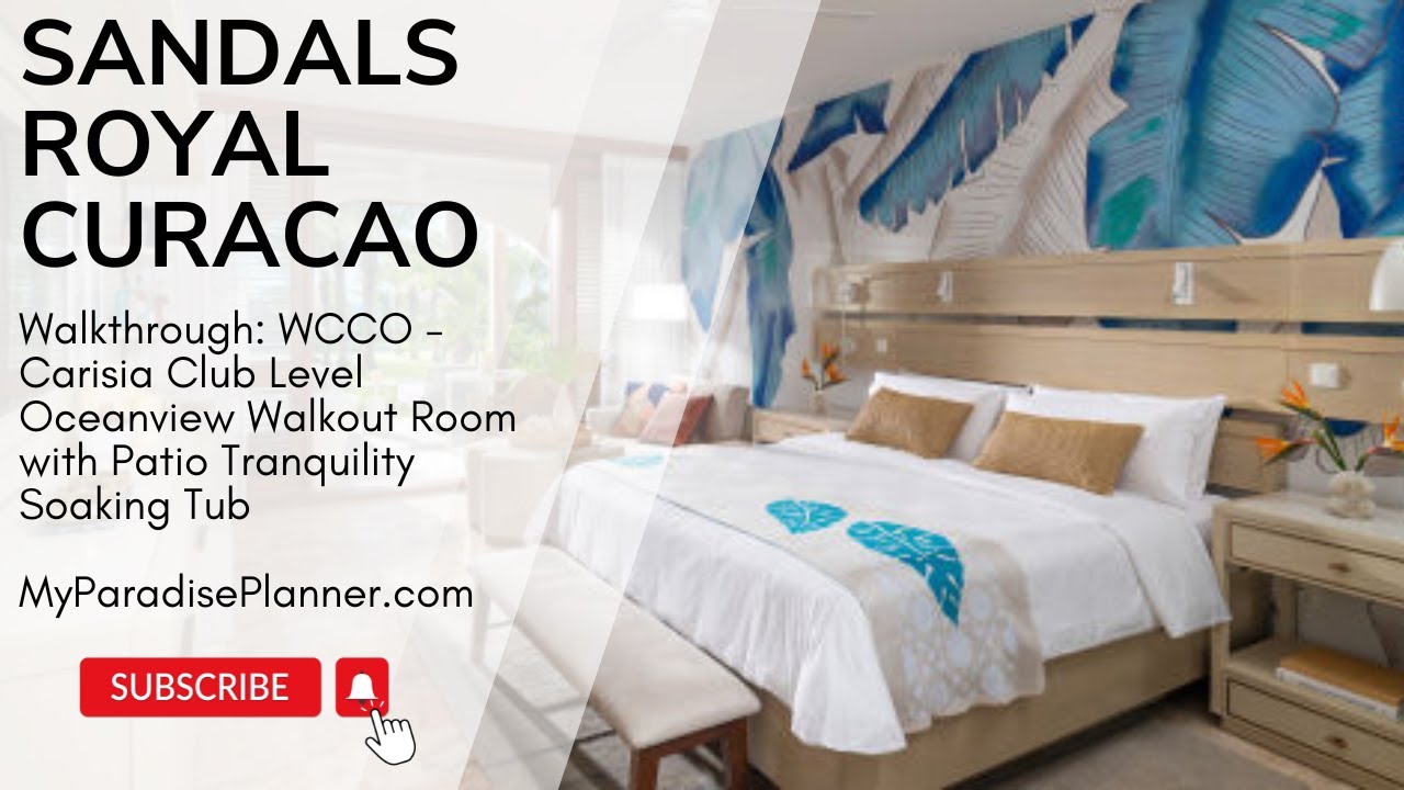 Sandals Royal Curacao - Carisia Club Level Oceanview Walkout Room with Patio Soaking Tub (WCCO)