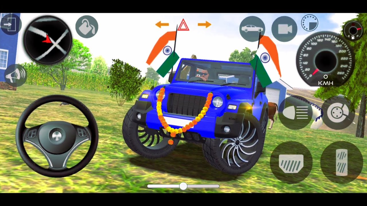 Modified Mahindra Thar😈Games:Indian Thar (Gadi Wala Games) Car Game Android Game