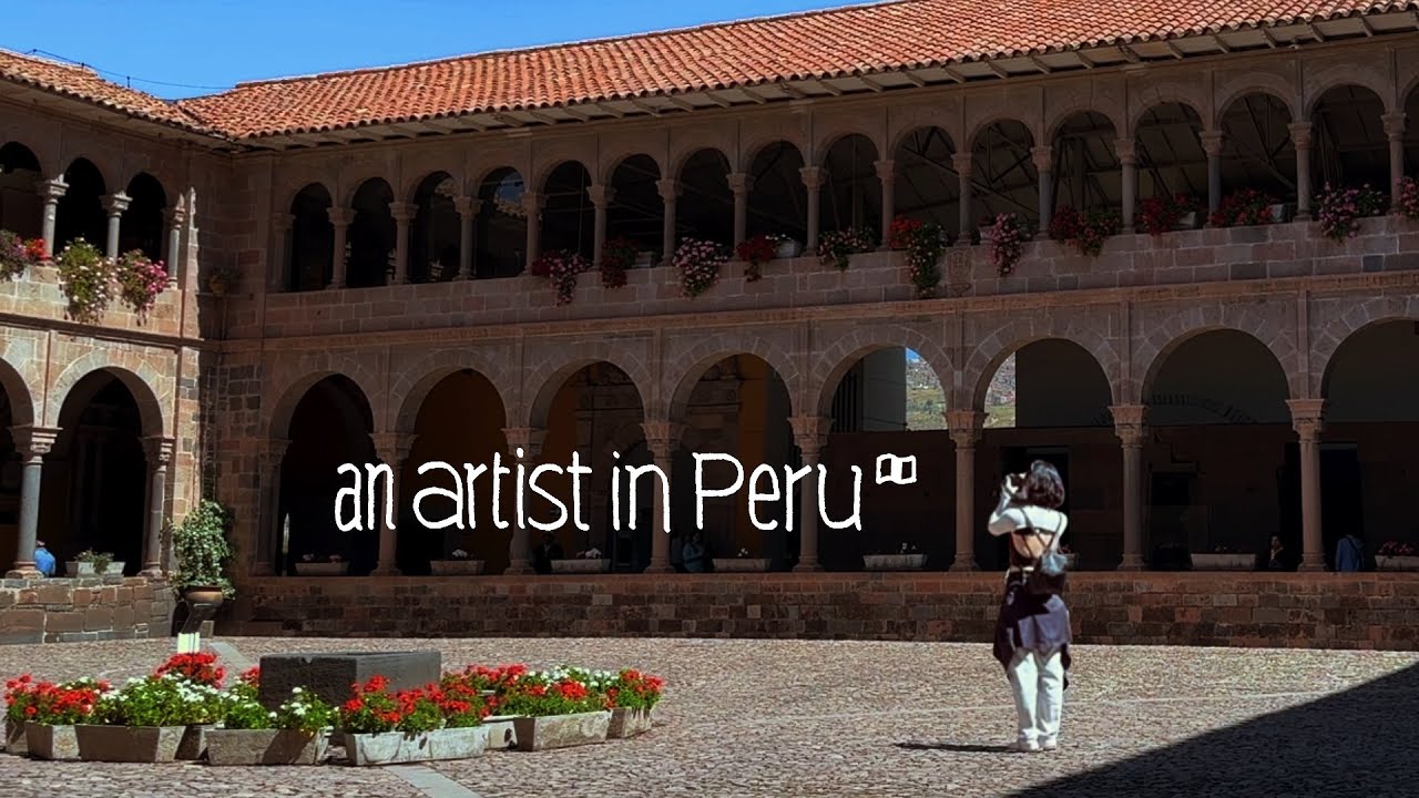 artist travel vlog ✰ shooting photos & sketchbooking in Peru