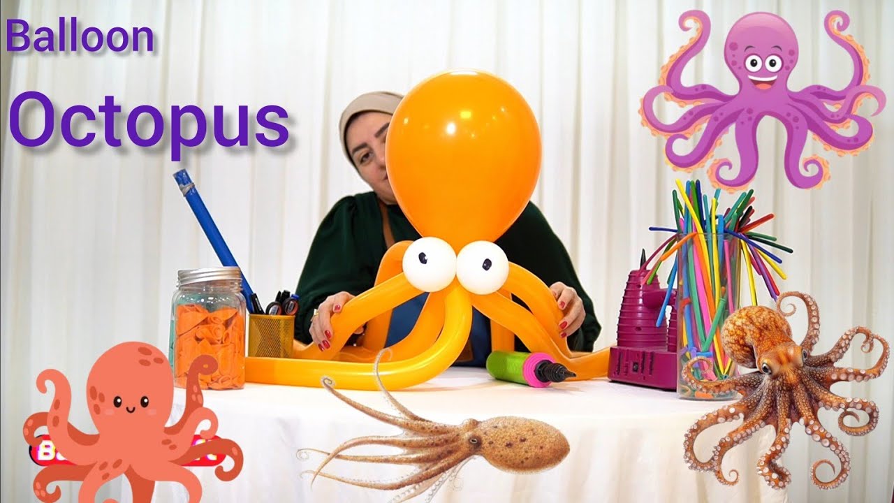 🐙How to Make a Balloon Octopus That Will Blow Everyone’s Mind! 