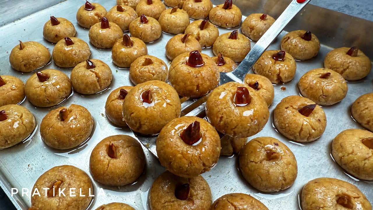 TAM ÖLÇÜLÜ GARANTİ BAL BADEM TATLISI❗️ŞERBETİNİ TAM ÇEKEN BAL BADEM TATLISI😋ŞERBETLİ TATLI TARİFLERİ