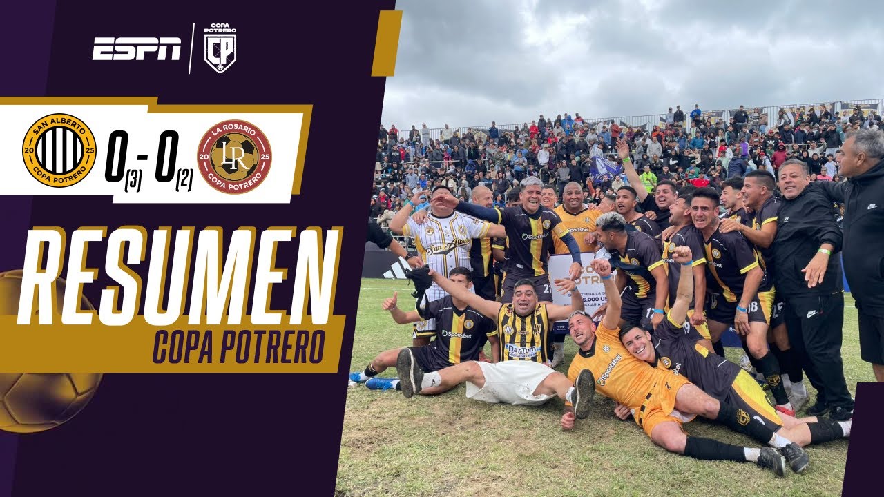 PENALES INCRE&Iacute;BLES Y PASAJE PARA SAN ALBERTO A SEMIS | RESUMEN | COPA POTRERO 2025