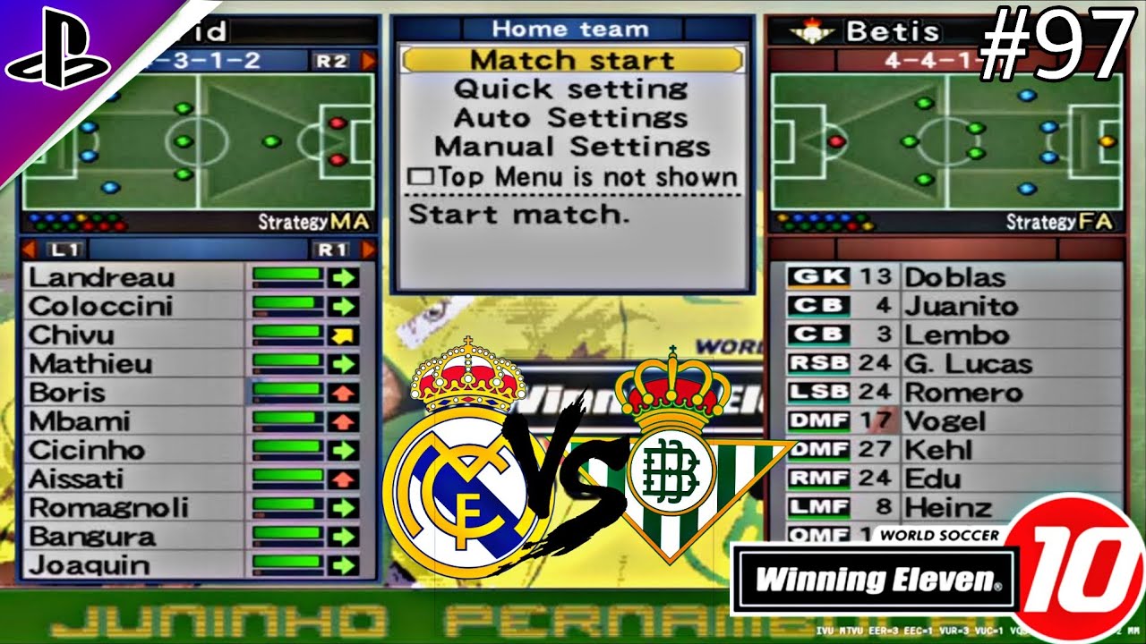 Winning Eleven 10 Real Madrid Master League - Real Madrid Menggila Membantai Habis Bertis - Part 97