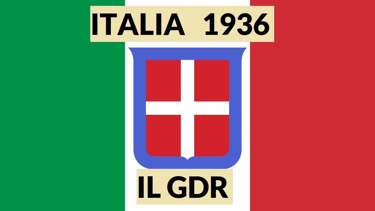 Un nuovo GDR per tutti! Italia 1936!