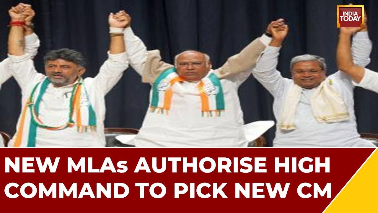 Congress MLAs Pass Resolution In CLP Meet; New MLAs Say Kharge To Decide On New CM