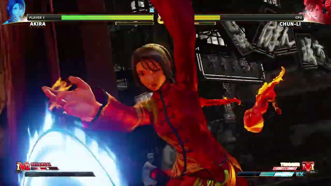 STREET FIGHTER V Akira vs Chun-li