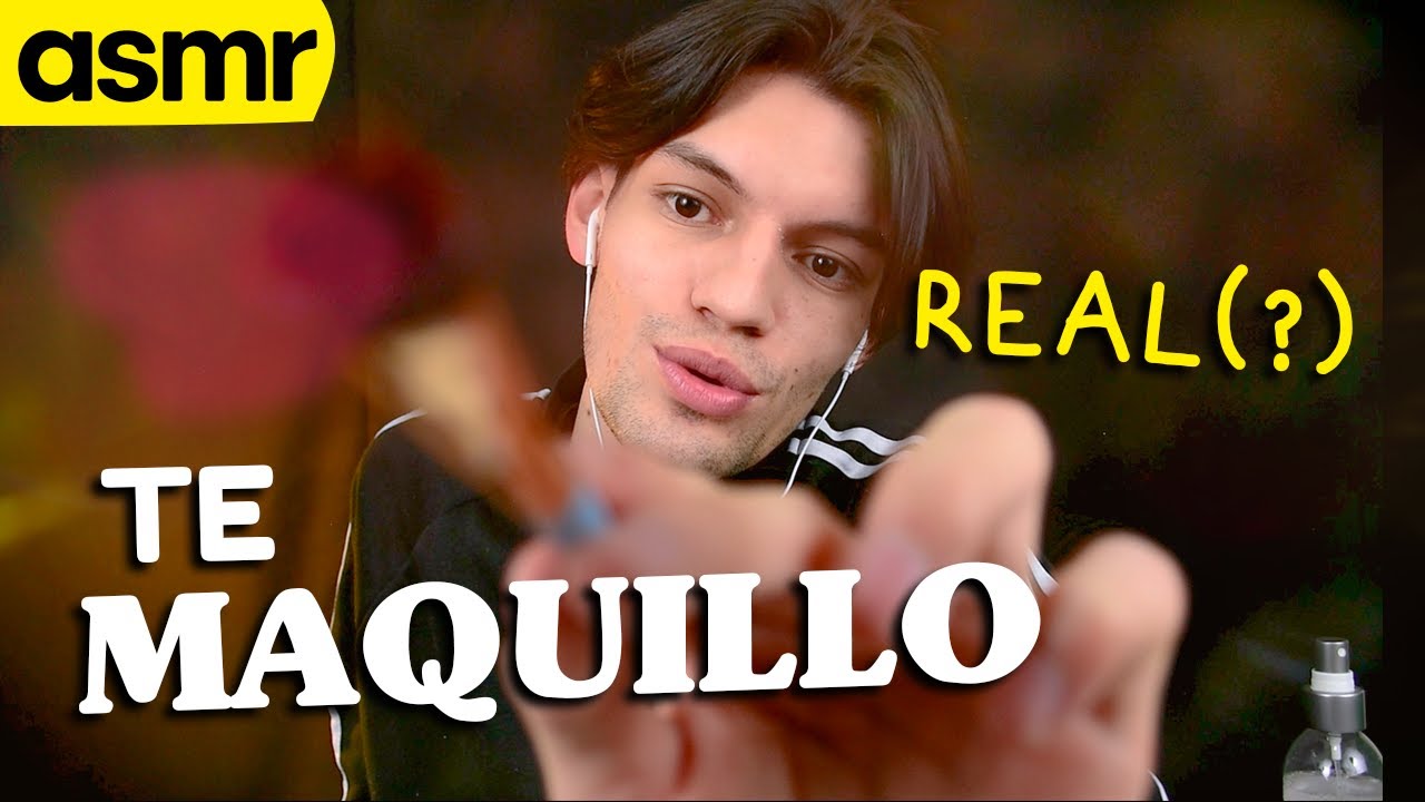 ASMR Maquillaje PARA DORMIR *asmr roleplay | ASMR Español | mol