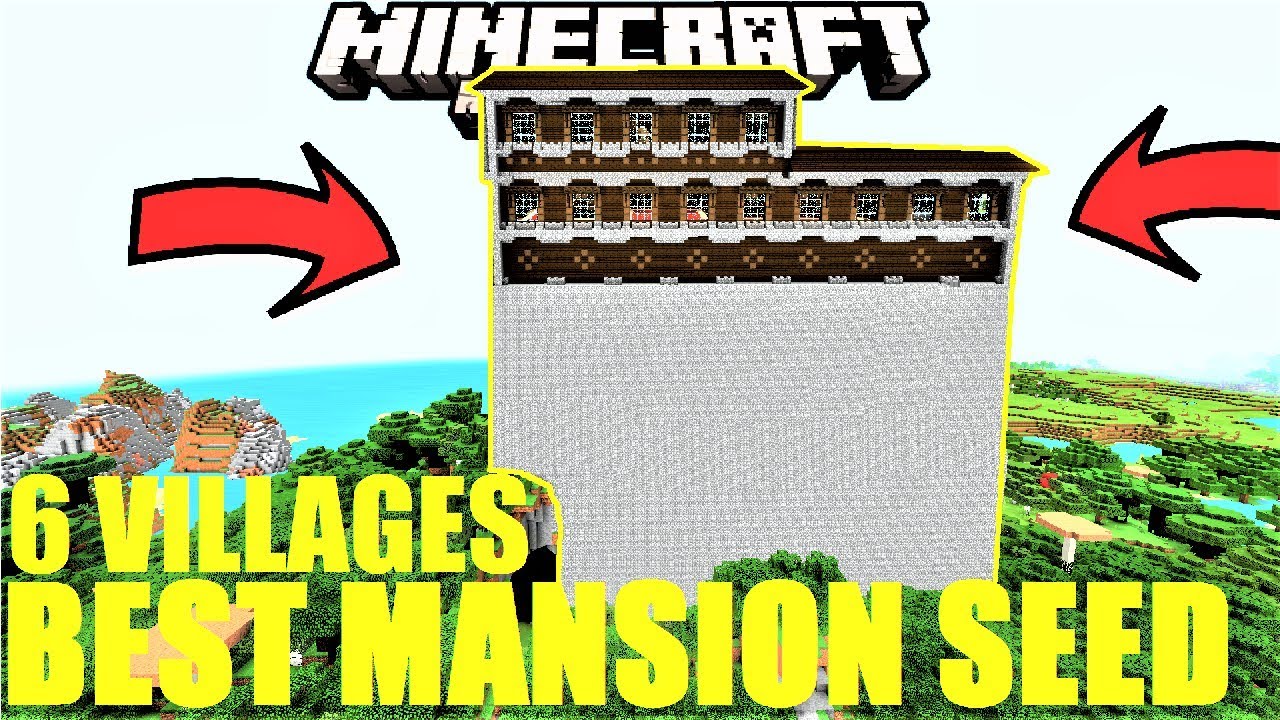 SKYCRAPER MANSION SEED FOR MCPE 1.1.4 ! 6 VILLAGES, STRONGHOLD & MORE ! | MINECRAFT PE