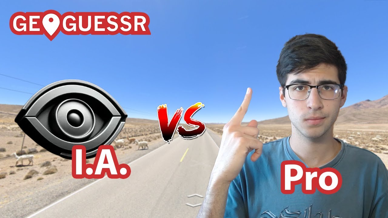 Uma INTELIGÊNCIA ARTIFICIAL consegue VENCER a um PRO PLAYER de GeoGuessr???
