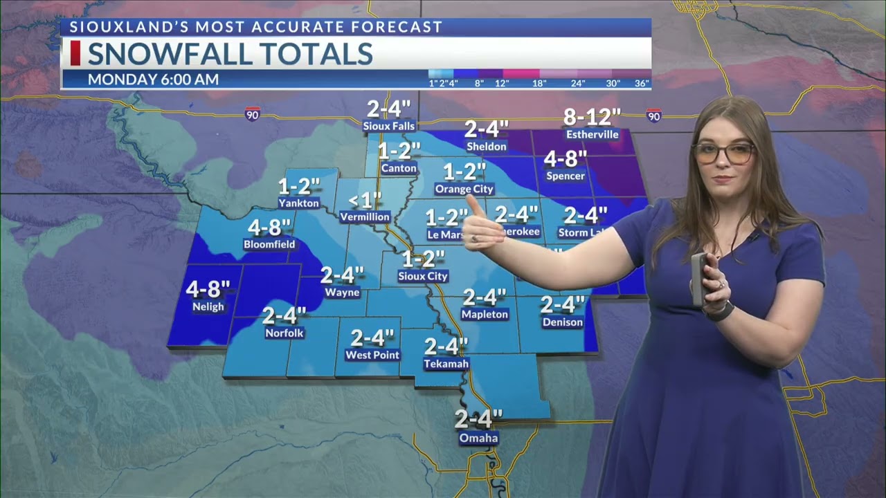 KCAU 9 Morning Forecast with Taylor King - 3/13/2026