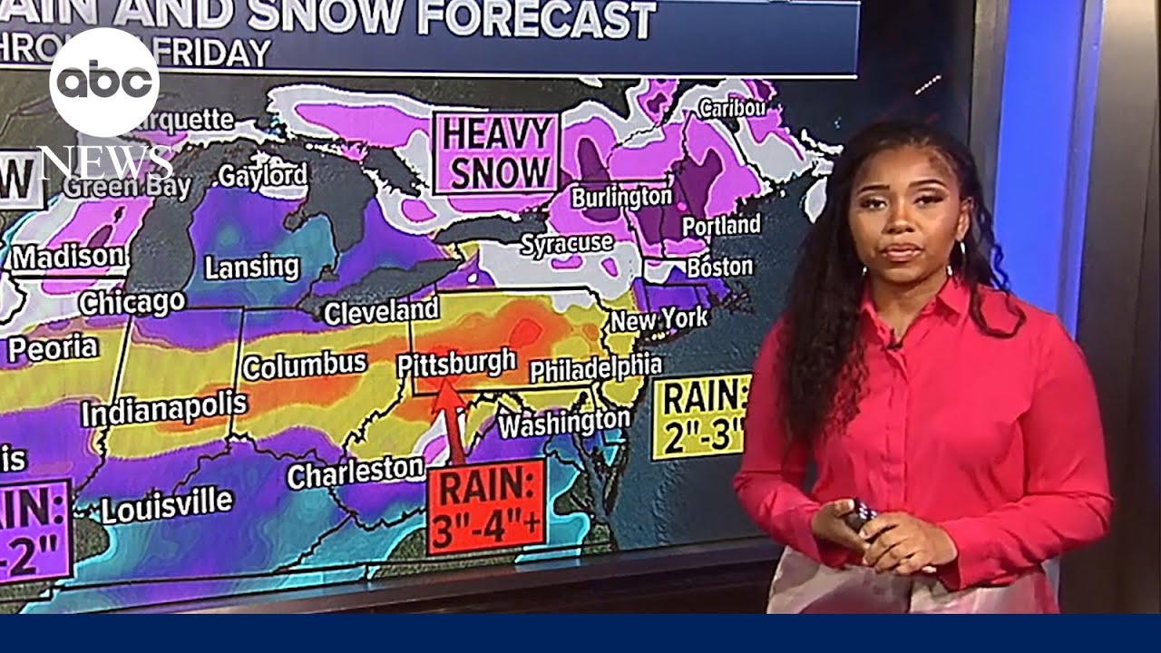 Dangerous weather on the move across the U.S.
