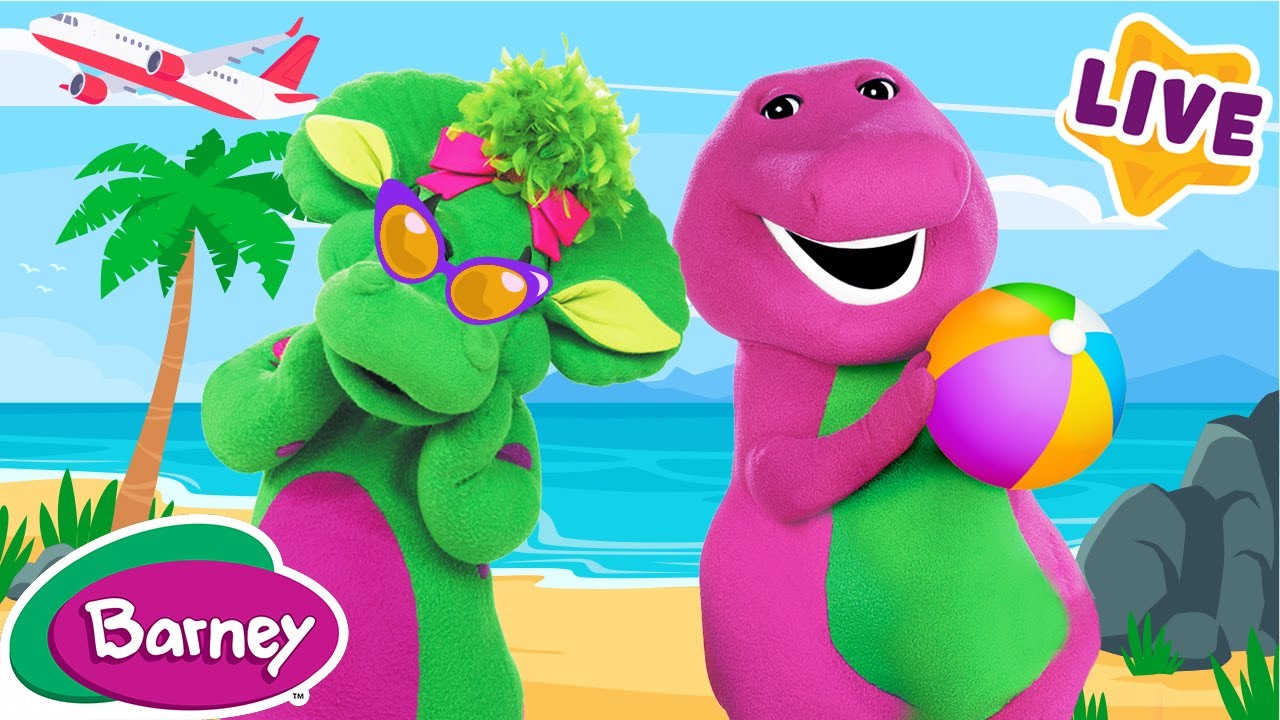 ✈ Let's See The World! | Brain Break for Kids | Full Episodes Live | Barney the Dinosaur