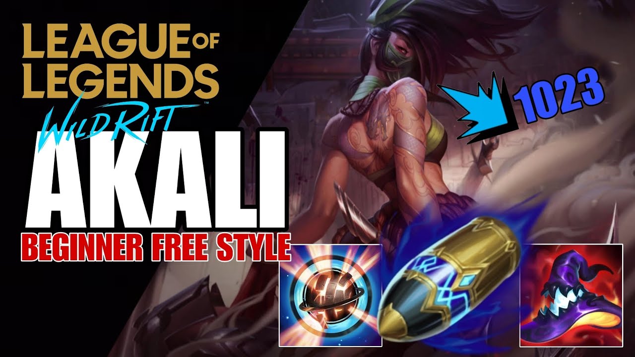 WILD RIFT: ( SEASON 12 ) AKALI BEYOND THE LIMIT CAN CARRY 1V9