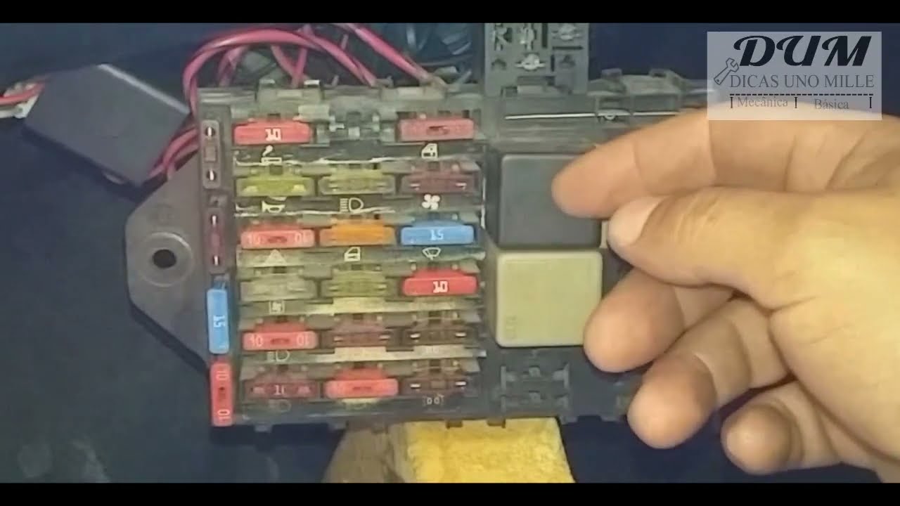 CAIXA DE FUSÍVEIS/ POSIÇÃO DOS FUSÍVEIS