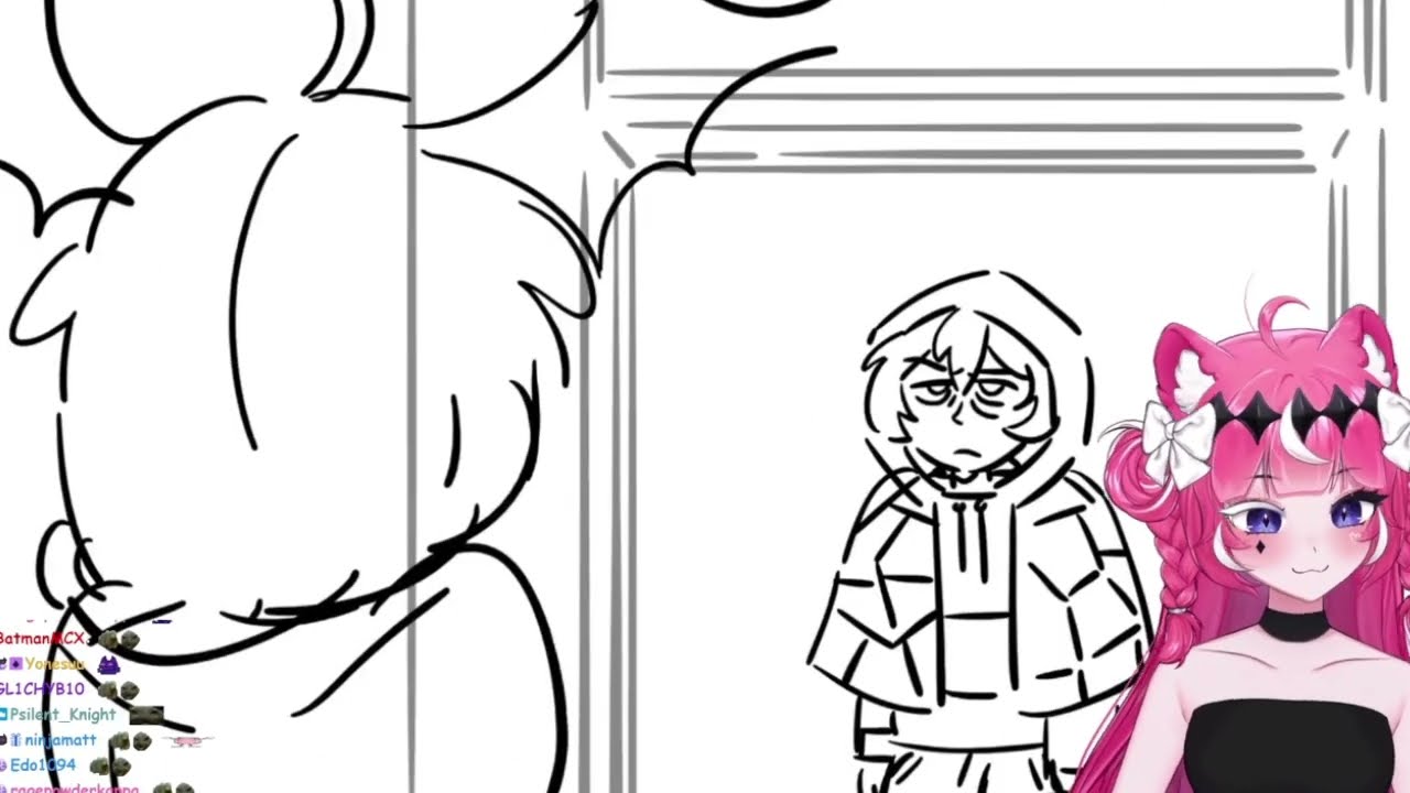 Camila React To Vedal Confession WIP Animation